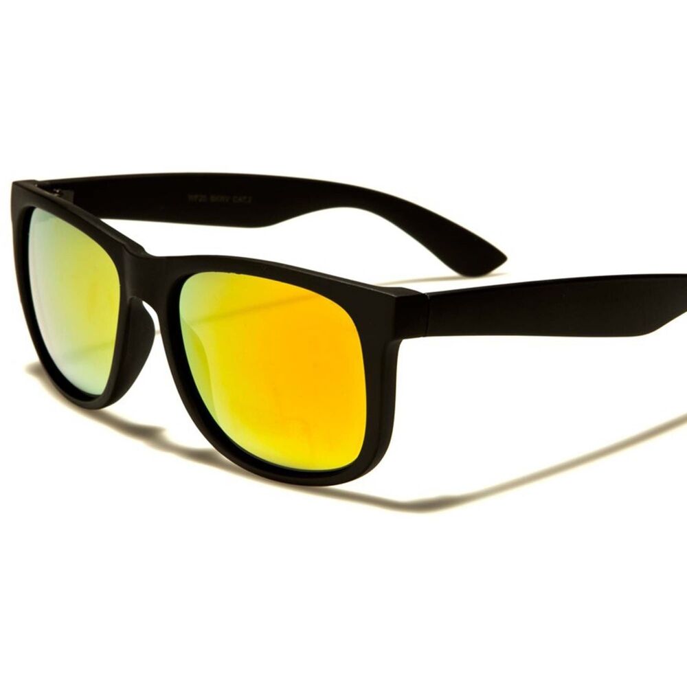 Classic Retro 80s 90s Indie Fashion Summer Beach Orange Mirrored Lens Sunglasses